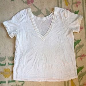 Sezane Victorin T-Shirt Linen